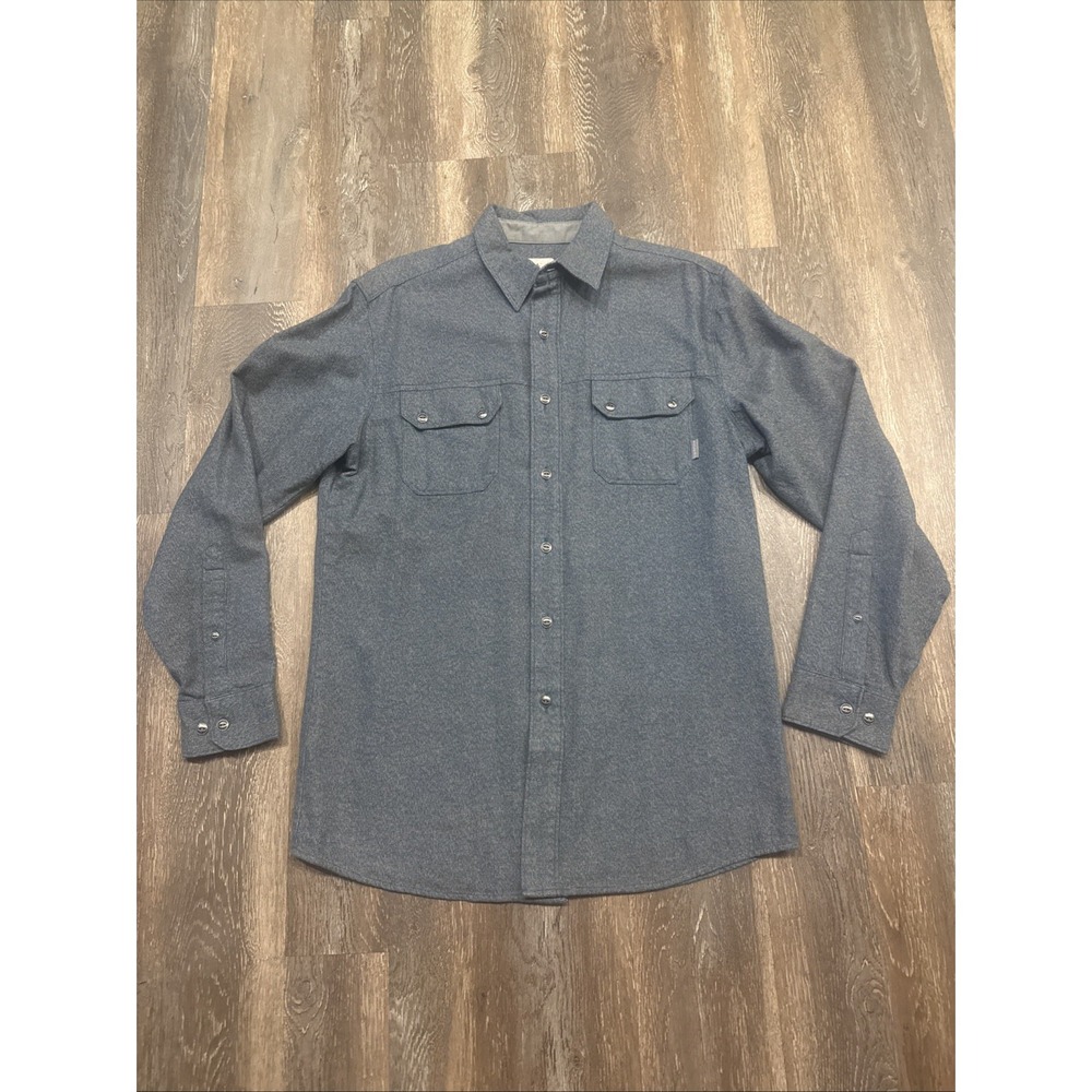 Ascend Men's M Long Sleeve Outdoor Fishing Camping Shirt Blue Bass Pro